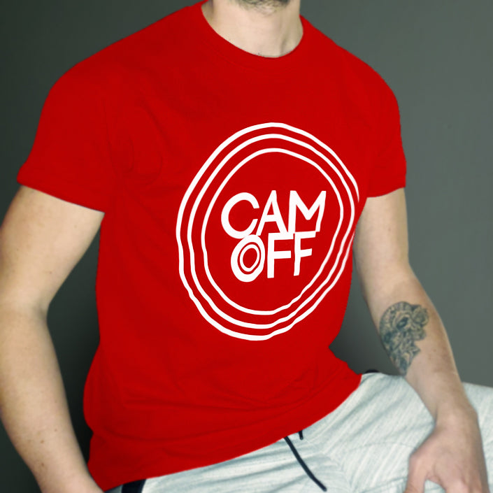 Tee-shirt Cam off rouge